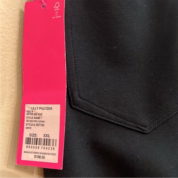 NWT Lily Pulitzer high rise with back pockets size XXS. - Picture 5 of 6